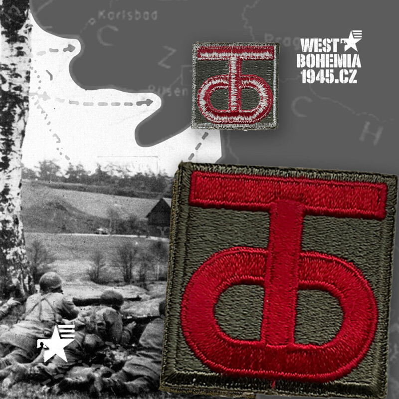 Originální nášivka US 90. pěší divize